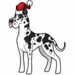 Christmas Great Dane Ornament Cut Out