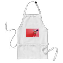 Christmas Greeting Card With Deer Aprons