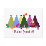Christmas Greeting postcards: Santa and his deers