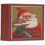 Christmas Greetings 3 Ring Binders