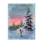 CHRISTMAS GREETINGS by SHARON SHARPE Post Card