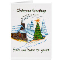 Christmas Greetings Greeting Card