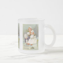 Christmas Greetings Ice Skating Kids Mugs
