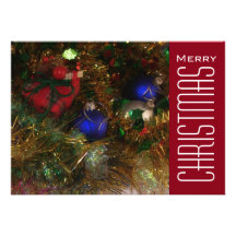 Christmas Greetings Personalized Invitations