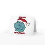 Christmas Hippo Card