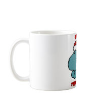 Christmas Hippo Coffee Mugs