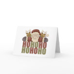 Christmas Ho Ho Ho Santa Christmas Card