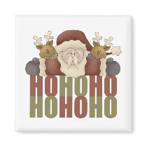 Christmas Ho Ho Ho Santa Magnet
