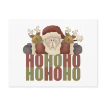Christmas Ho Ho Ho Santa Postcards