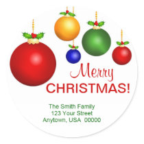 Christmas Holiday Address Labels