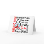Christmas Holiday AIDS Collage Card