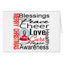 Christmas Holiday AIDS Collage Card
