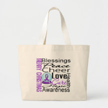 Christmas Holiday Alzheimer's Disease Collage Bags