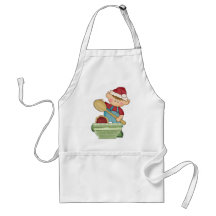 Christmas Holiday Baking Elf apron