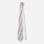 Christmas Holiday Breast Cancer Collage Neck Tie