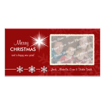 Christmas Holiday Customized Photo Cards
