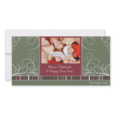 Christmas holiday dream photocard customized photo card by theonedesigns