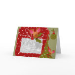 Christmas Holiday Mouse Photo Card