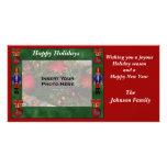 Christmas Holiday Nutcracker Ornament Photo Card