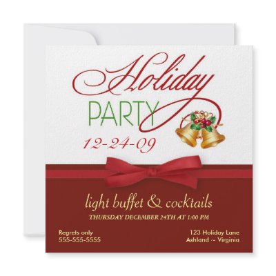 Christmas Holiday Open House Invitations by SquirrelHugger