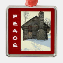 Christmas / Holiday Ornament, "Peace"