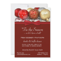 Christmas Holiday Party Custom Invitations
