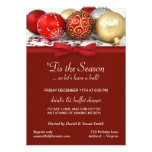 Christmas Holiday Party Custom Invitations