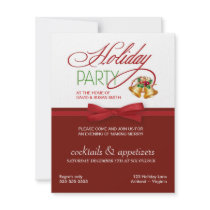Christmas Holiday Party Stylish Invitations