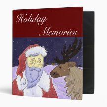 Christmas Holiday Photo Album Binder