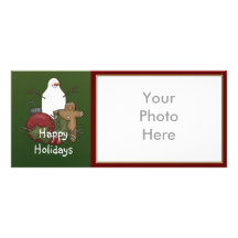 Christmas Holiday photo rack cards
