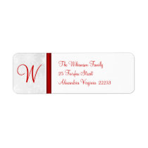 Christmas Holiday - Return Address Labels