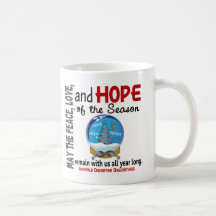 Christmas Holiday Snow Globe 1 Juvenile Diabetes Mug