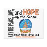 Christmas Holiday Snow Globe 1 Uterine Cancer