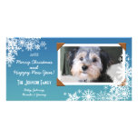 Christmas Holiday Snowflake Photo Cards
