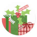 Christmas Holly and Gifts Stickers