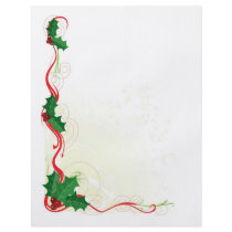 Christmas Holly Border Flyer
