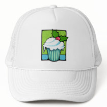 Christmas Holly Cupcake Hat