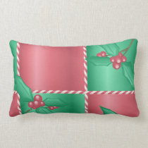 Christmas holly pillow (Customizable!) pillows