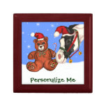 Christmas Horse and Teddy Bear Gift Box