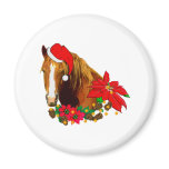 Christmas Horse Fridge Magnets