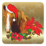 Christmas Horse Sticker