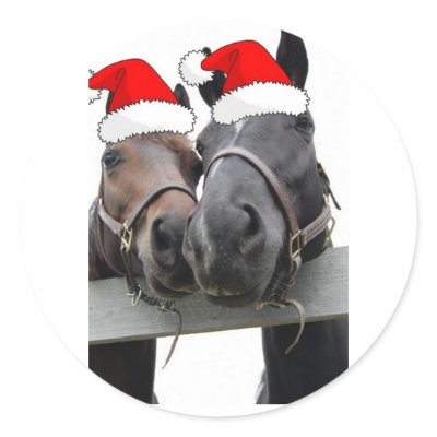 Christmas Horses by JunipersWedding