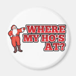 Christmas hos fridge magnet