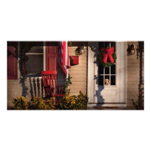 Christmas - How much is that doggy in the window Photo Card