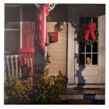 Christmas - How much is that doggy in the window Ceramic Tiles