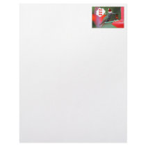 Christmas Hummingbird with Christmas Stocking Personalized Letterhead