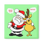 Christmas Humor: Stop Fighting & Reconcile Funny Refrigerator Magnets