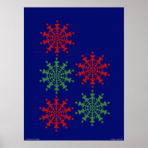 Christmas Ice Crystals Print