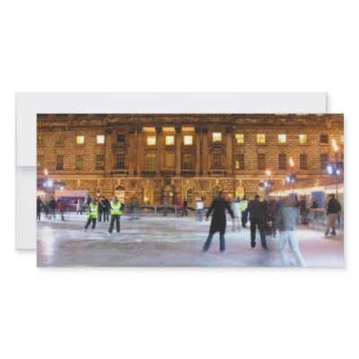 Christmas Ice Skating Photo Cards by awesometees