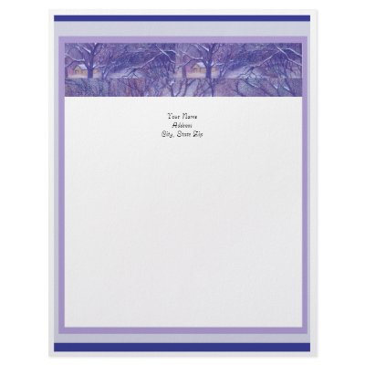 Christmas in Aitkin Letterhead by rosiesworkshop